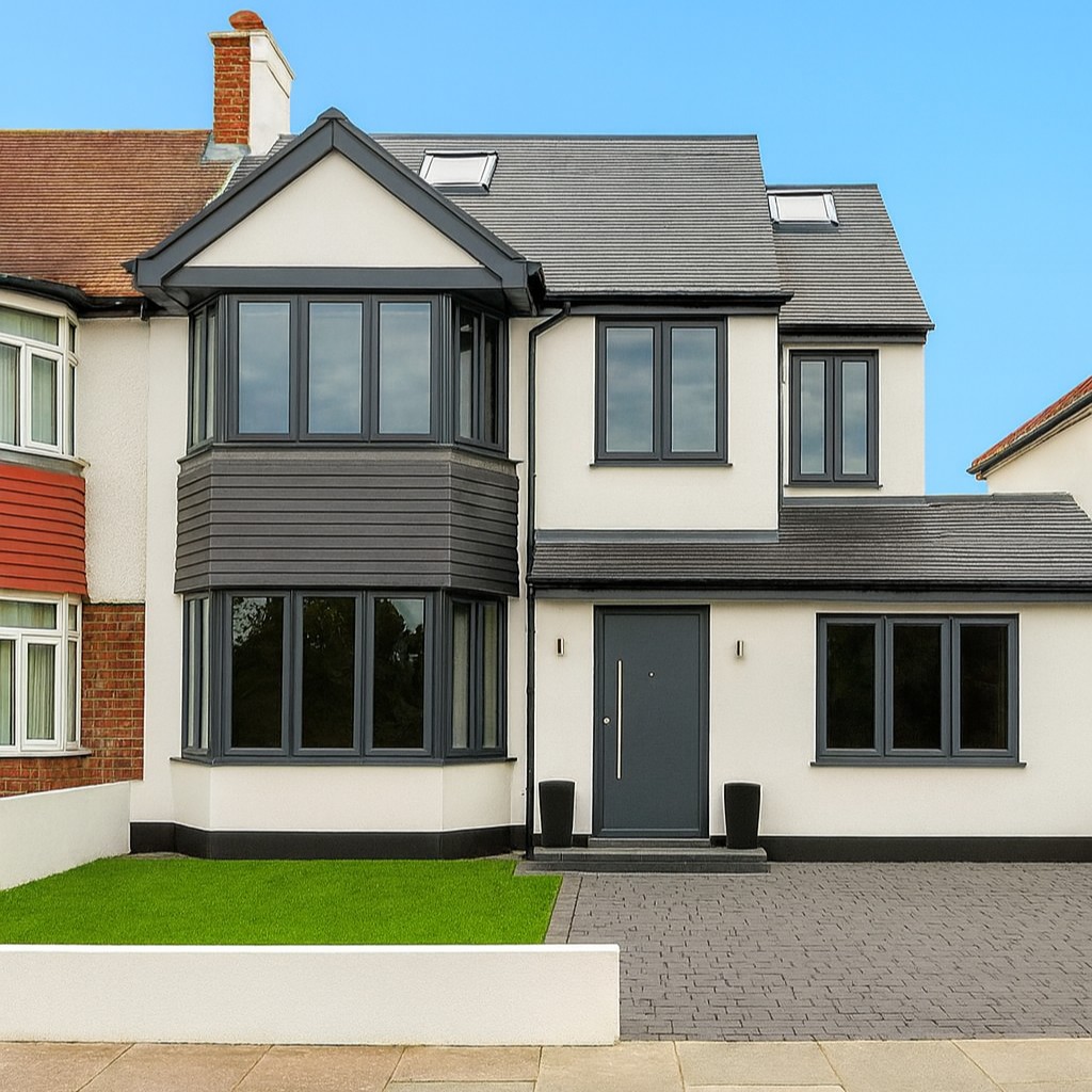 Freshly K Rend modern house